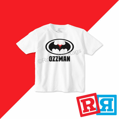 Ozzy Osbourne Batman T-Shirt Cotton Crew Top Boys Toddler