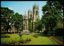 Minster And Boer War Memorial York North Yorkshire J. Arthur Dixon Postcard