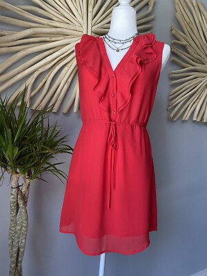 white christmas dresses Opulent Sleeveless A-Line Mini Dress Red S main image 1