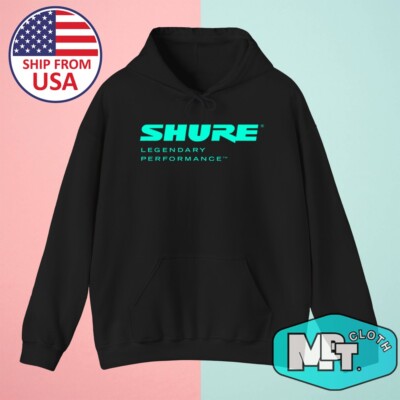 Shure Audio Men's Black Size S-3XL