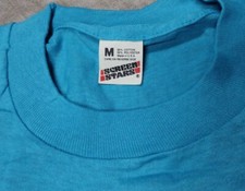 5 nos VTG 90s Screen Star Single Stitch Blank T-Shirt Mens Medium Made in USA