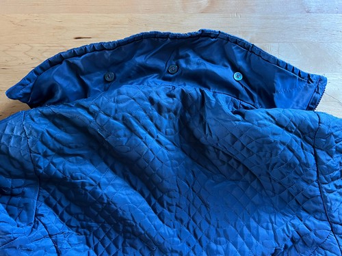 Rare Quilted Sportcaster Women’s Ski Jacket Vintage 1970s Navy Blue - Picture 12 of 12