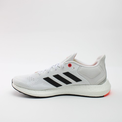2022 adidas PureBoost 21 White Solar Red GY5099 For Sale