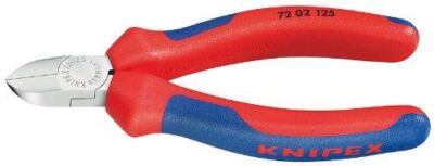 1 x KNIPEX Werkzeuge - Seiten-Bündigschneider für Kunststoffe, Mehrkomponenten (7202125)