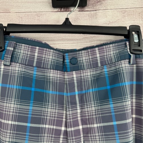 Nike Golf Tour Performance Plaid Dri-FIT Golf Pants Blue Gray Mens Size 36x30 - Picture 5 of 13