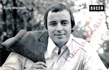 TONY MARSHALL Originalautogramm aus frühen J...