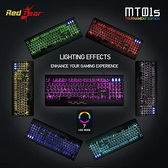 Redgear Blaze Semi-Mechanical wired Gaming keyboard With 7 Color
