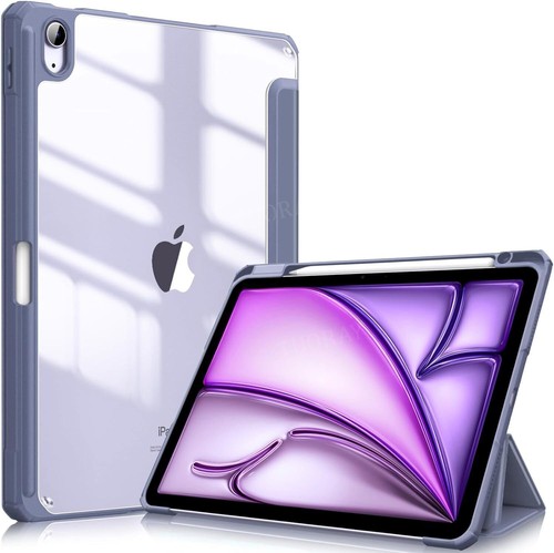 Smart Case For 2025 NEW iPad Air 11" M3/ iPad Pro 11 inch 2024 Clear Back Cover - Picture 44 of 75