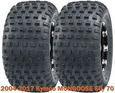 Set 2 Sport ATV tires 16x8-7 for 2004-2017 Kymco MONGOOSE 50/70