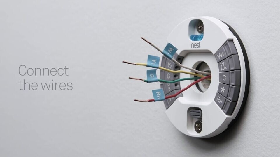 PART: Google Nest Learning Thermostat Wire Base: Fits ALL 3rd 