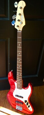 JAZZ BASS Candy RED by FujiGen Neo Classic Japanese Crafted Pro