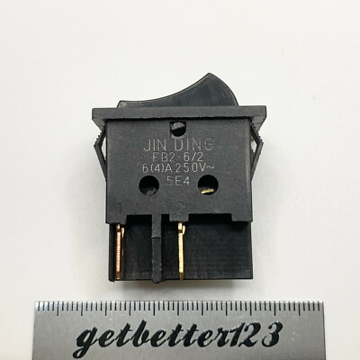 1pc Bench Drill Grinding Wheel Machine JIN DING FB2 6/2 Switch 4 Pins 2Positions - Foto 7