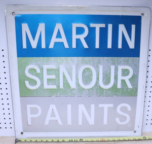 Martin Senour Paint Sign for sale | eBay
