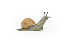 Snail Toy Model, Slug, Realistic Rubber Reproduction, Hand Painted Figure 3.5"