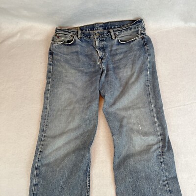Polo Ralph Lauren Jeans Mens 36x33 Med Wash Blue RN 41381 Vintage