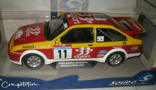 SOLIDO COMPETITION 1:18 AUTO FORD SIERRA COSWORTH TOUR DE CORSE 1987 S1806103 - Foto 4 di 4