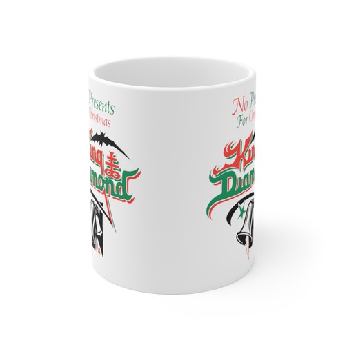 King Diamond "No Presents For Christmas" Ceramic Mug 11oz - Picture 3 of 5