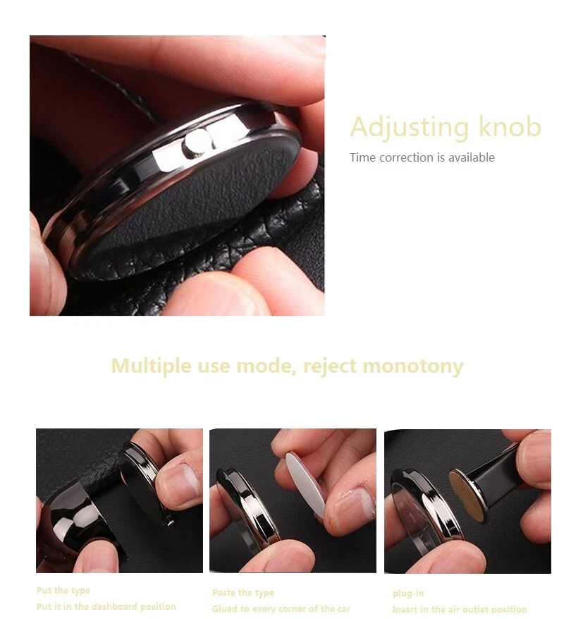 Reloj Coche Honda Reacondicionado Interior Luminoso Electrónico Cuarzo Adornos Regalo Foto 3 de 4