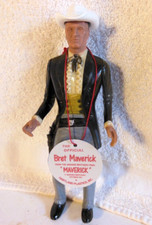 1950's Hartland BRET MAVERICK western gunfighter series complete set  tag 6