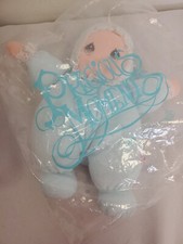DAKIN AVON Precious Moments Doll Plush Blue Baby Boy Applause NEW 1997 VINTAGE