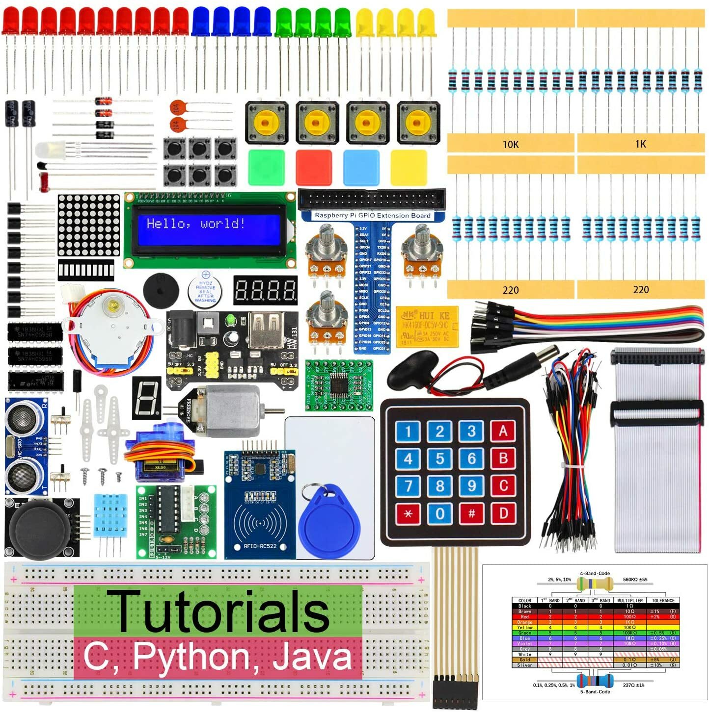 Starter kit Raspberry Pi 3 et 2 pour apprendre à coder en Python avec 53 exercices