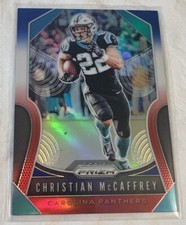 2019 Prizm Red White & Blue Christian McCaffrey No. 179!