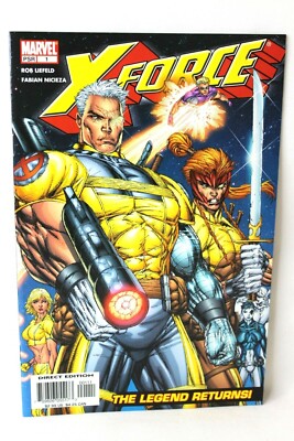 X-Force #1 The Legend Returns Cable Domino 2004 Marvel Comics VG