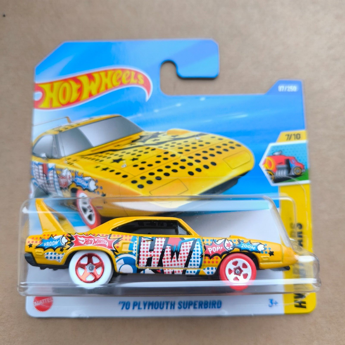 Hot Wheels 2025 HW ART CARS 70 PLYMOUTH SUPERBIRD YELLOW 7/10 | eBay
