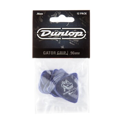 Jim Dunlop 417P96 Gator Standard Gitarren-Plektren Spieler-Pack 12 x 0,96 mm Gitarrenplektren