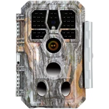 Wildlife Trail Camera 48MP 1296P Waterproof Time Lapse Night Vision No Glow Cam