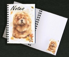 Chow Chow Dog Notebook/Notepad + small image on each page by Starprint