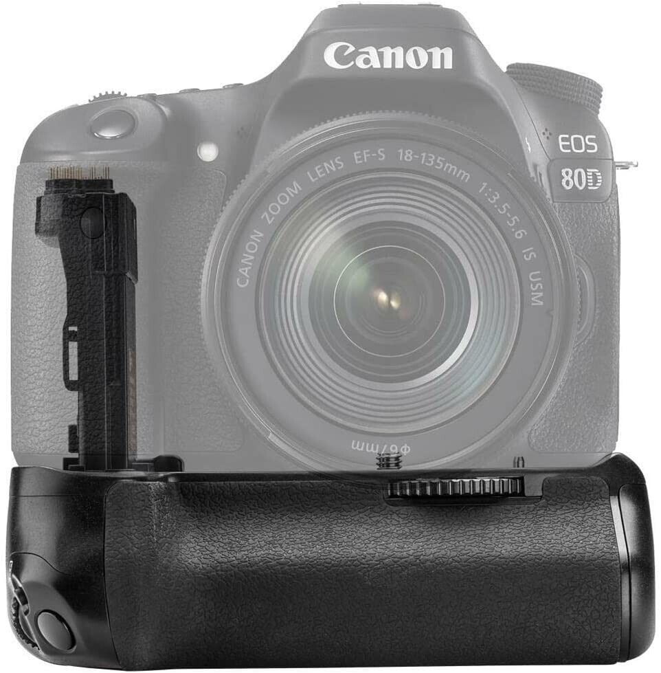 BG-E14 Battery Grip Replacement for Canon EOS 70D, 80D, 90D Digital Cameras