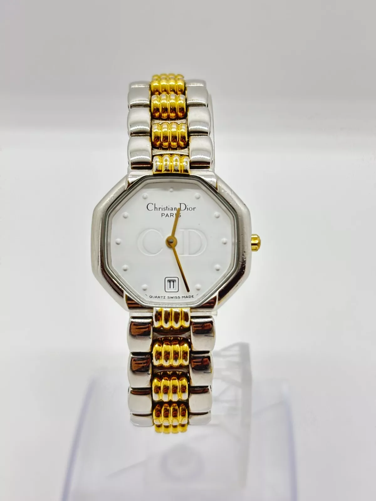 [Presque comme neuve] Montre Femme CHRISTIAN DIOR PARIS D48 203 Octogonale Occasion Fonctionne F/S