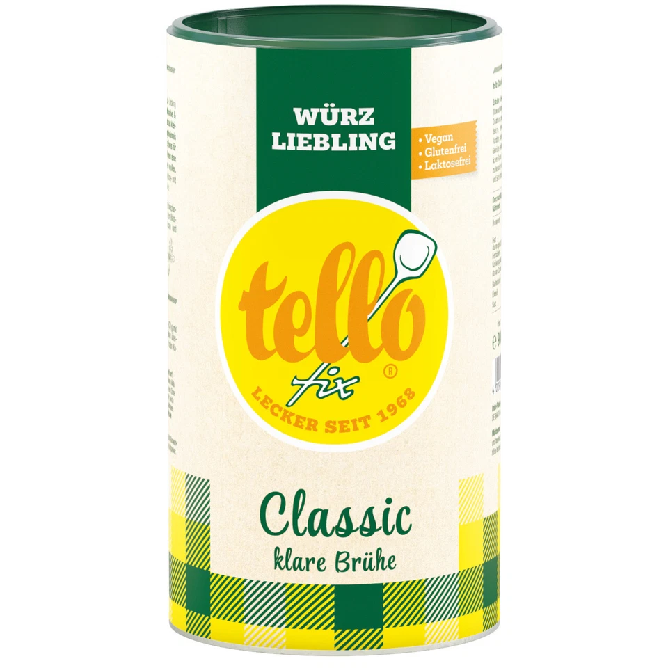 tellofix Classic - Condimento, sopa, caldo de verduras todos los tamaños (0,36 €/L) - Imagen 2 de 4