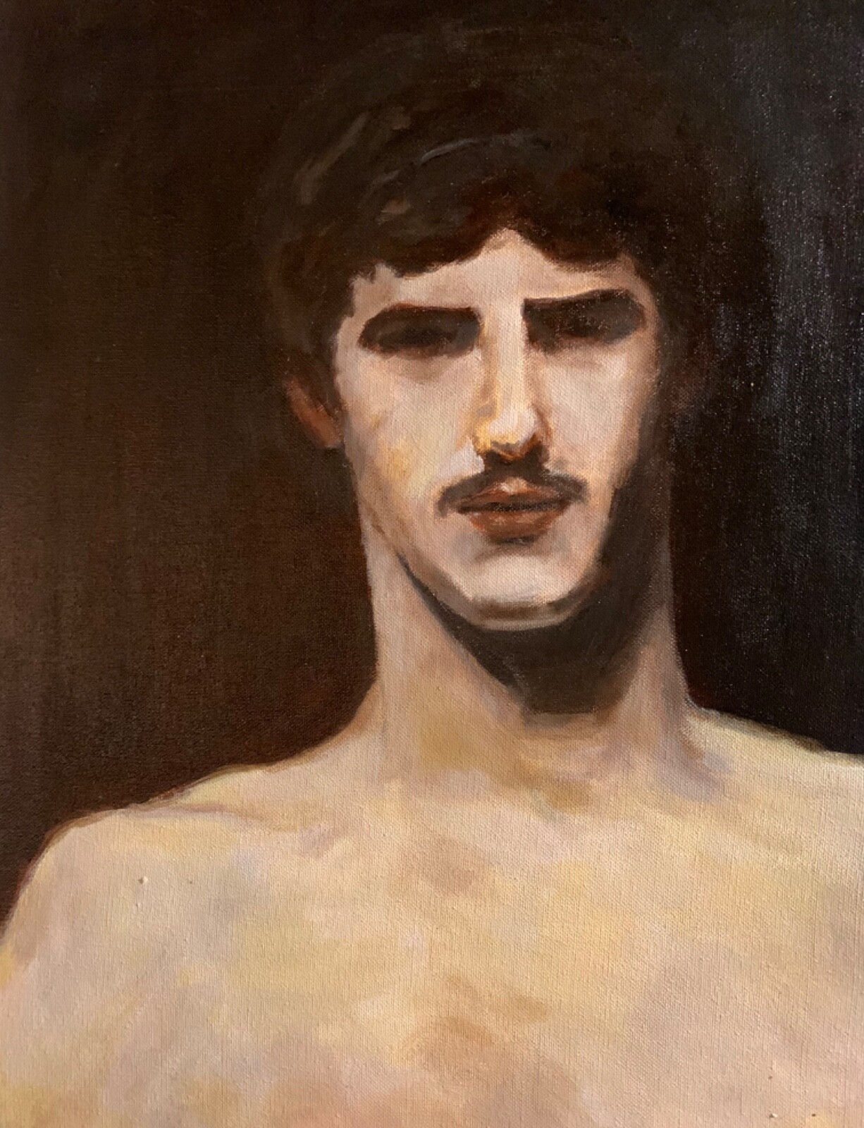 John Singer Sargent study, original oil on canvas painting. Unknown artist. eBay