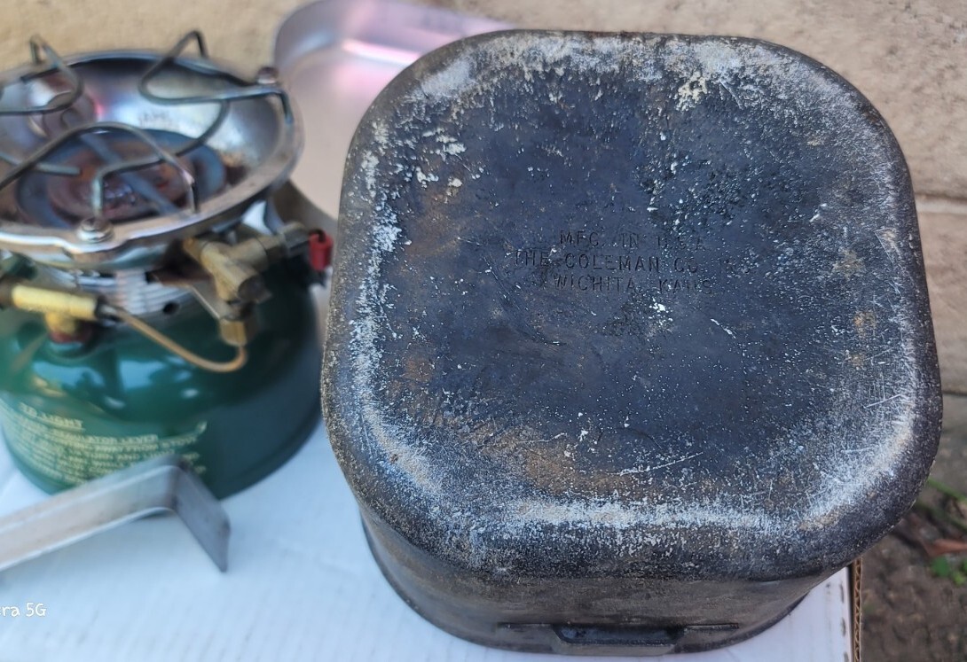 A4【極美品】 コールマン 1BURNER MODEL502 502-700 Vintage Coleman 502-700 Single Burner Camp Gas Stove 7/67 w