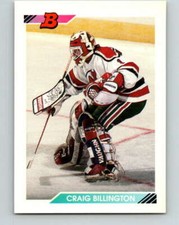 (HCW) 1992-93 Bowman #102 Craig Billington NHL  NJ Devils