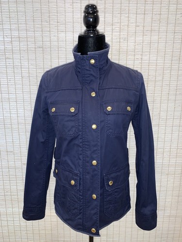 j crew navy field jacket