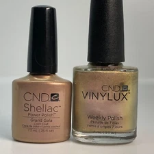 CND Shellac Gel Polish(7.3mL/0.25floz) & Vinylux(15mL/0.5floz) DUO - Grand Gala
