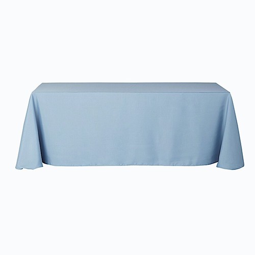 90x156 Zoll STAUBBLAU RECHTECKIG Polyester Tischdecken Catering Hochzeit - Bild 1 von 9