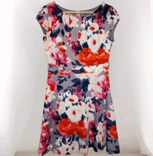 Monsoon Multicolour 100% Cotton Floral Dress - Vintage 00s I Womens Size UK 12