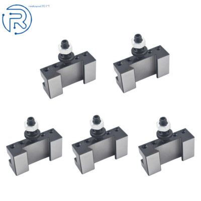 5 Pack AXA 250-101 Turning & Facing Holder For Lathe Quick Change Tool Post