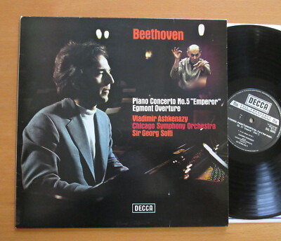 SXL 6655 Beethoven Piano Concerto no. 5 Emperor Ashkenazy Solti EXCELLENT Decca