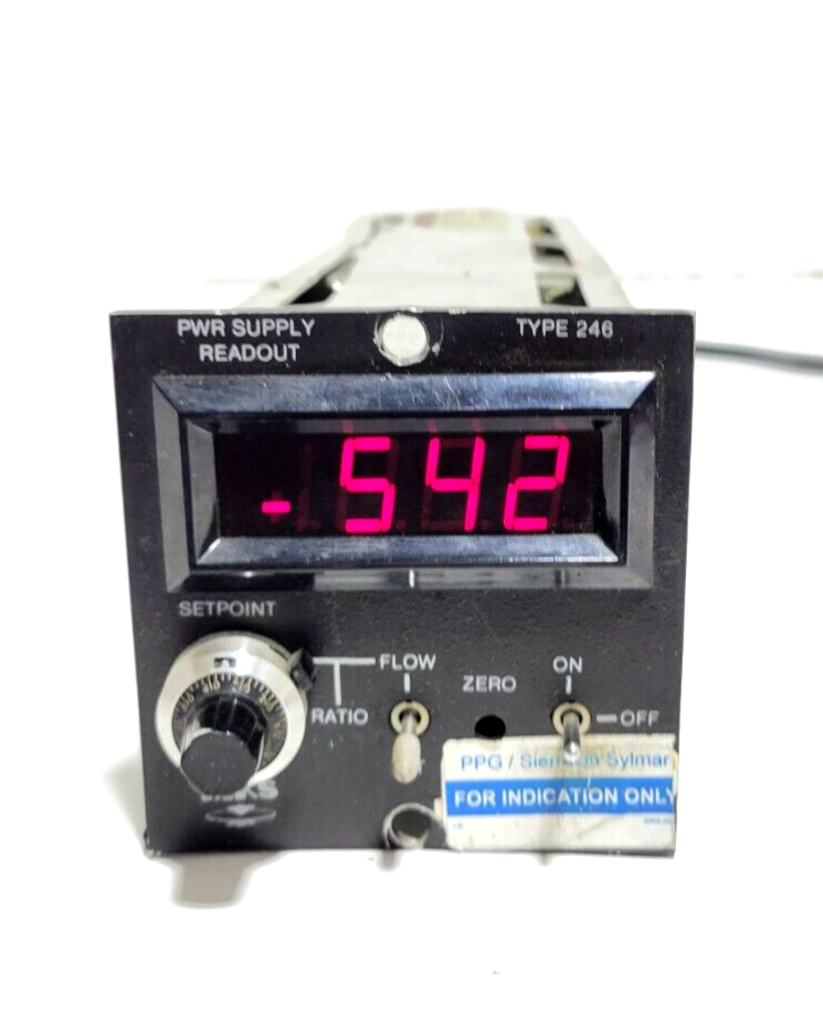 MKS Instruments, Inc. Type 246 / 246B Power Supply Readout - | eBay