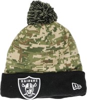 Nfl Beanie Las Vegas Raiders Salute Service MüTze Sideline 2015 194455744517