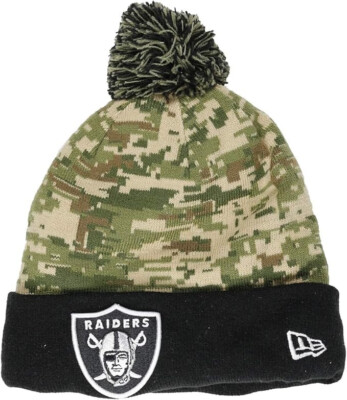 NFL Beanie Las Vegas Raiders Salute Service Mütze Sideline 2015 194455744517