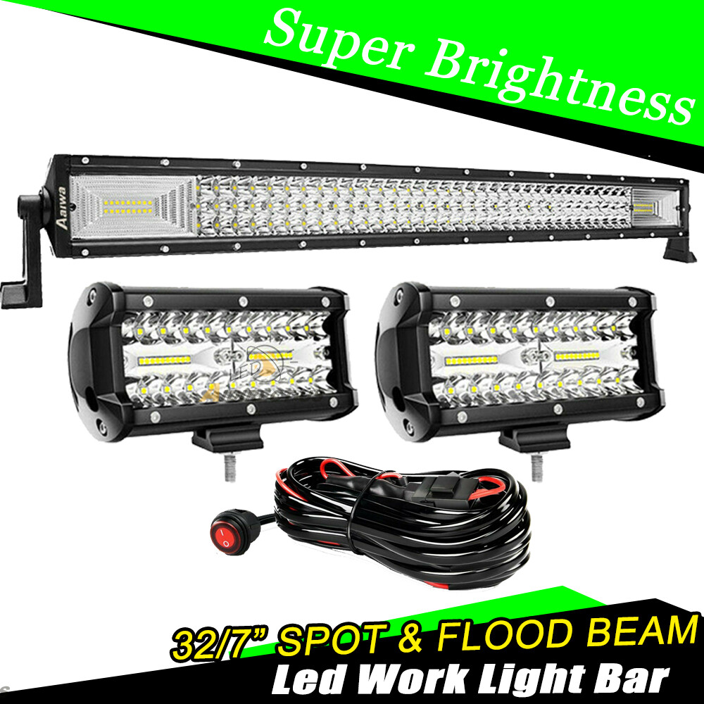 32 In. Spot/Flood Combo LED Light Bar - Harbor Freight Tools - Foto 10