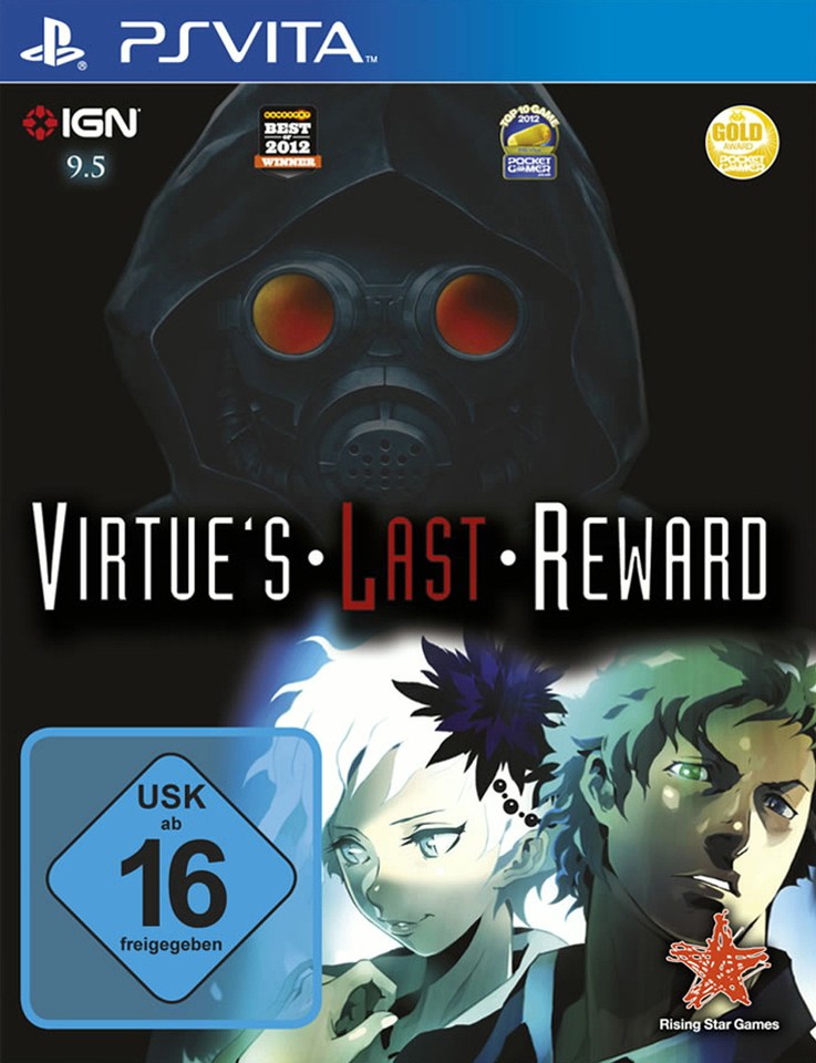 Jeu VIRTUE'S LAST REWARD Pour PlayStation Vita - Version PAL UK, Occasion Très Bon état, Boîte Complète