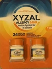 XYZAL Allergy Treatment  Tablet, 5mg -55 + 55 = 110 Count  exp 2027