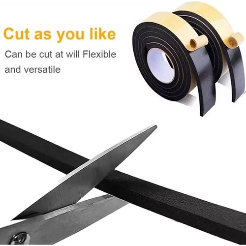 Neoprene Foam Sponge Insulation Tape Self Adhesive Seal Weather Strip Soundproof - Picture 22 of 61